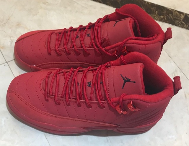 Women Jordan Shoes 12 Grade AAA All Red